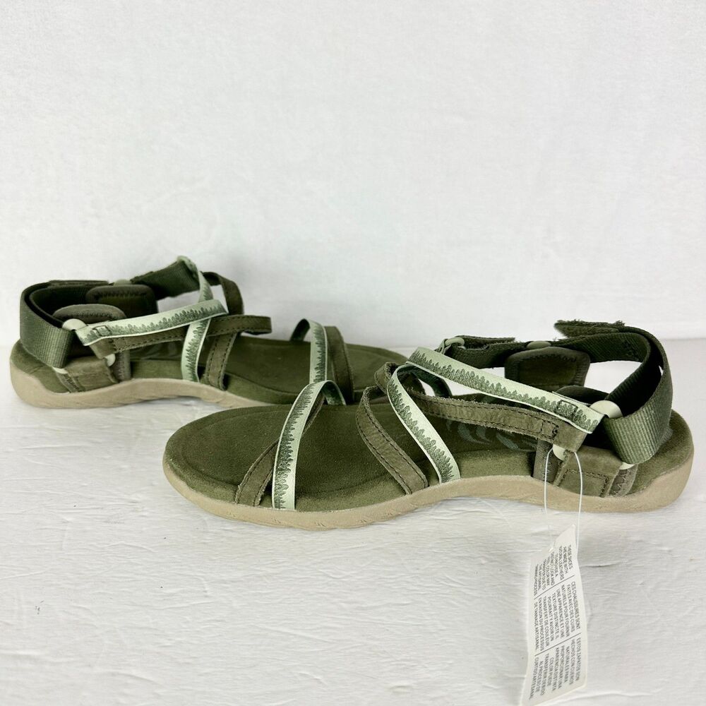 Merrell Women's Terran 3 Cush Lattice Sandal Size 7 Olive NWT Hiking Outdoor - Picture 3 of 8